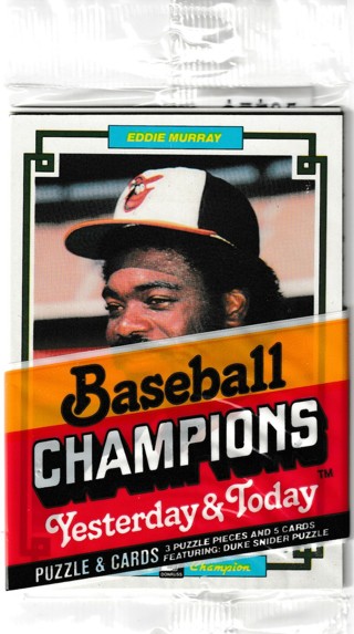 1984 Donruss Baseball Champions Extra Large Baseball Cards Sealed Package