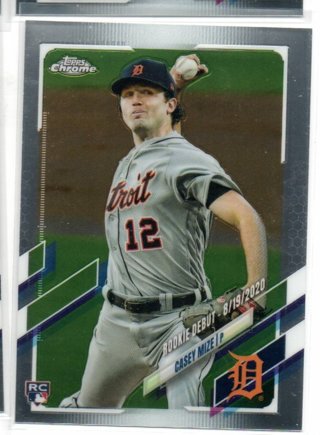 2021 Topps Chrome Casey Mize Rookie USC73