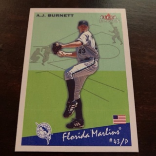 2002 Fleer Tradition - [Base] #272 A.J. Burnett