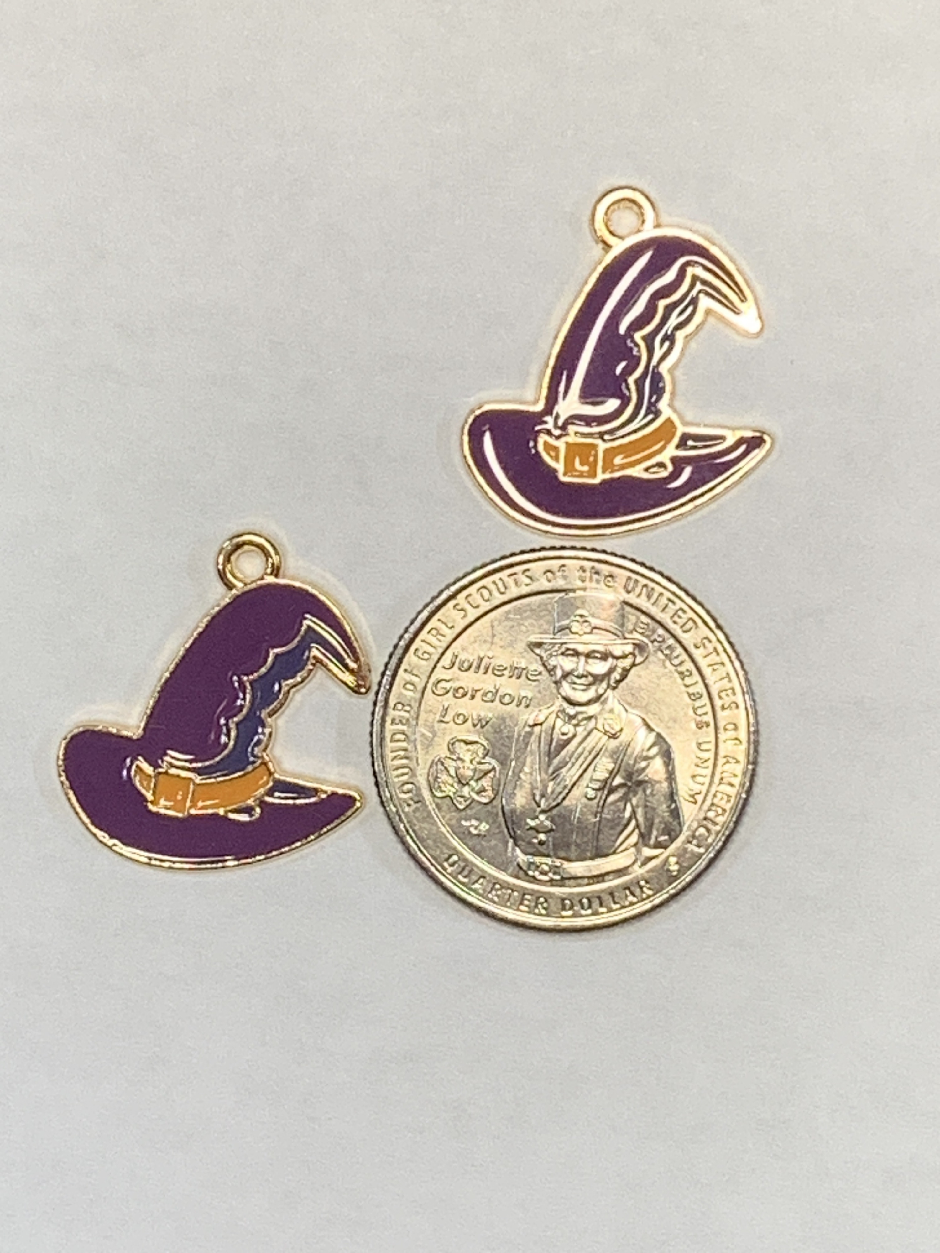 Free: HALLOWEEN CHARMS~#19~SET OF 2 CHARMS~FREE SHIPPING!