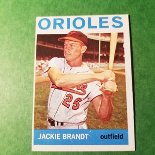 1964 - TOPPS BASEBALL CARD NO. 399 - JACKIE BRANDT - ORIOLES