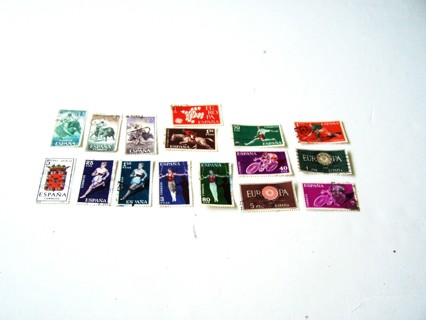 Spain Postage Stamps used set of 16
