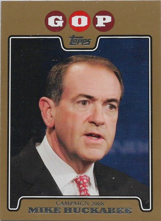 2008 Topps Campaign 2008 Gold #MH Mike Huckabee