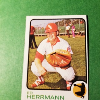 1973 - TOPPS BASEBALL CARD NO. 73 - ED HERRMANN - WHITE SOX