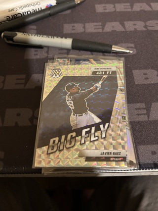 2022 mosaic prizm big fly javier baez