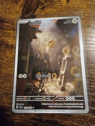 Pokemon Meltan 179/162 illustrative art card