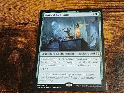 Magic the gathering mtg Raised by Giants rare Baldurs Gate