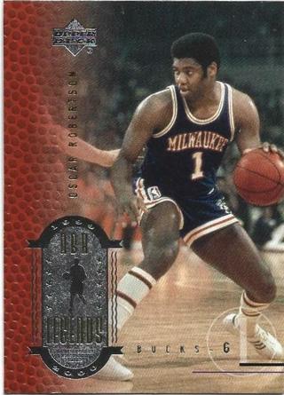 2000 UPPER DECK OSCAR ROBERTSON NBA LEGENDS CARD