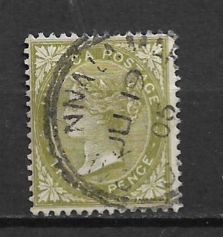 1905 Jamaica Sc47a 3p Queen Victoria used