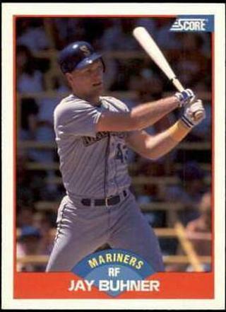 Jay Buhner 1989 Score Seattle Mariners