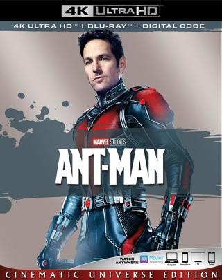 Ant-Man (Digital 4K UHD Download Code Only) *Marvel Comics* *Paul Rudd* *Evangeline Lilly*
