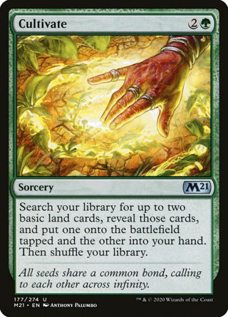 Cultivate #177 MTG  2021 Uncommon - Magic Card