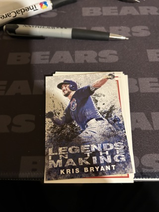 2018 topps legends in the making kris bryant