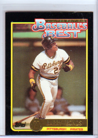 Barry Bonds, 1992 Topps McDonald's Baseball's Best Card #12, Pittsburgh Pirates, (L6)