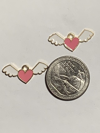 ♥♥VALENTINE’S DAY CHARMS~#47~SET 3~SET OF 2 CHARMS~FREE SHIPPING ♥♥