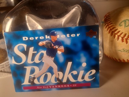 ROOKIE Derek Jeter 225 UD STAR RC Horizontal /Yankees