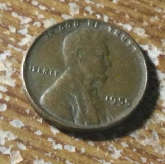 1955  - Lincoln Wheat Penny