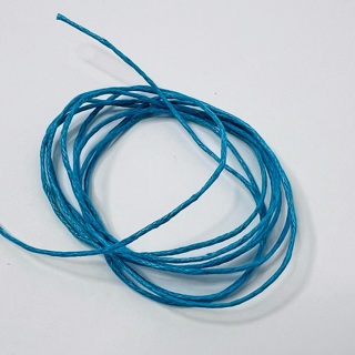 Aqua Coated Hemp Jewelry Making Cord