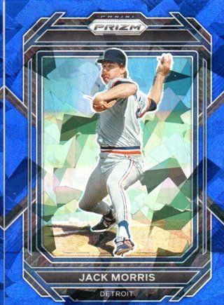 2023 Panini Prizm Jack Morris Blue Ice