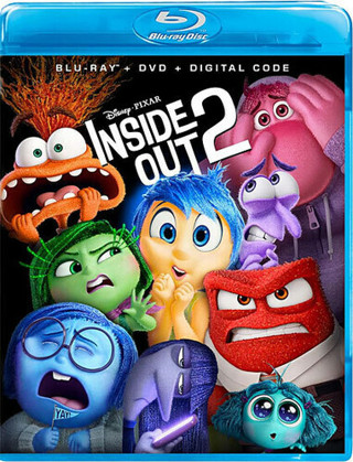 Inside Out 2 (Blu-ray + DVD + Digital Copy)(Brand New)