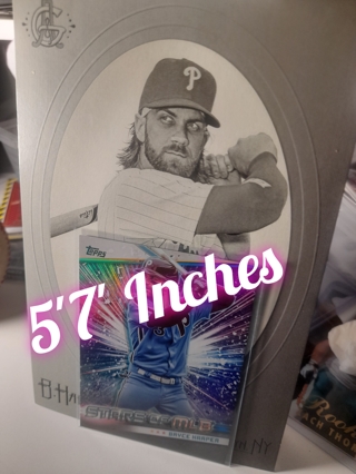 2024 Bryce Harper Brooklyn Jumbo 5'7' INCHES Box Loader