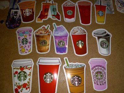 Starbucks nice 14 vinyl sticker no refunds regular mail only Very nice quality!