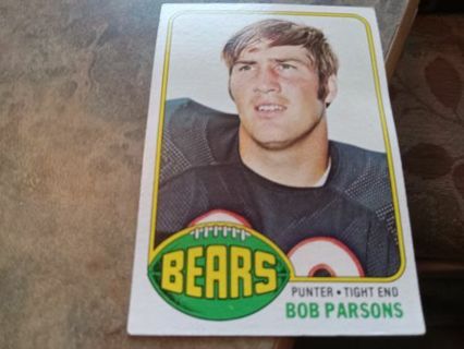 1976 TOPPS BOB PARSONS CHICAGO BEARS FOOTBALL CARD# 306