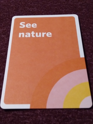 Mindfulness Card - See nature