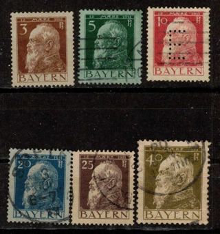 Bavaria Stamps 1911 