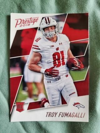 2018 Panini Prestige Rookie Troy Fumagalli