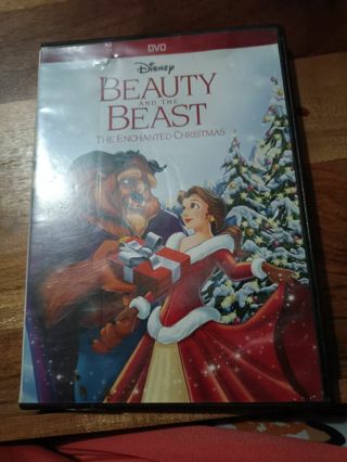 Disney Beauty beast the enchanted Christmas DVD