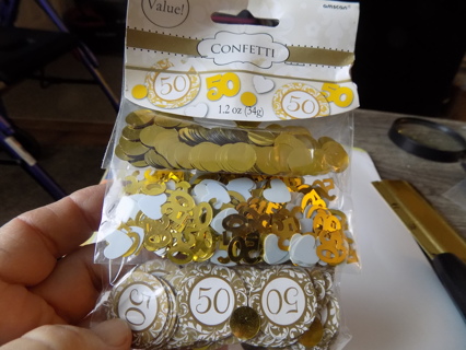 NIP 50th Anniversary confetti 3 different packs