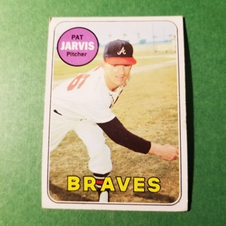 1969 - TOPPS EXMT - NRMT BASEBALL - CARD NO. 282 - PAT JARVIS - BRAVES