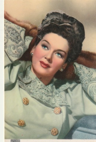 Vintage Unused Postcard: Rosalind Russell