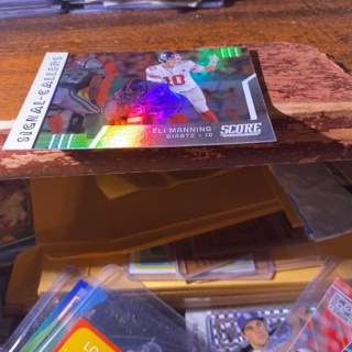 2019 panini score signal callers eli manning football card 