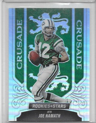 Joe Namath 2023 Rookies & Stars Crusade Silver #CR21