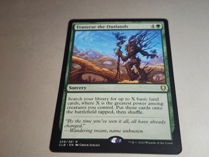 Magic the gathering mtg Traverse the Outlands rare Baldurs Gate