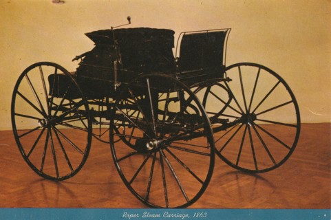 Vintage Unused Postcard: (gin2): Roper Steam Carriage 1863, Dearborn, MI