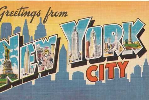 Vintage Unused Postcard: Greetings From New York City, NY