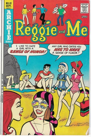 Archie Series Comic No. 91 September 1975 Reggie and Me