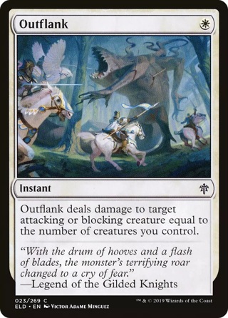 Outflank ELD MTG Eldraine 23/269 COMMON