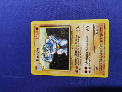 Pokemon Base Set Machoke 34/102 #4