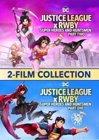 BUNDLED (1) JUSTICE LEAGUE X RWBY: SUPER HEROS & HUNTSMAN, PART ONE and TWO Digital Movies