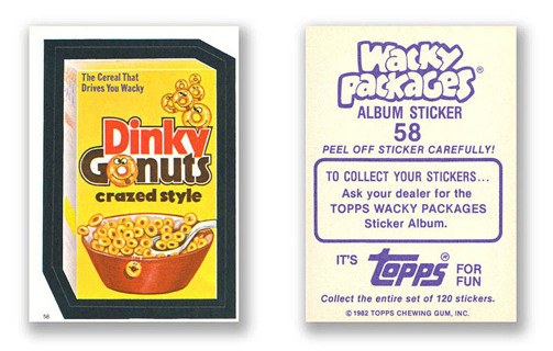 1982 Wacky Packages # 58