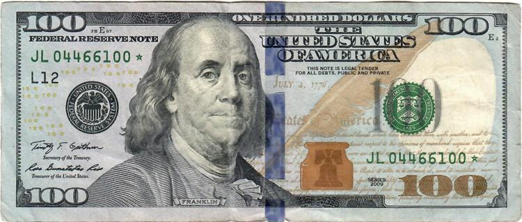 $100 bill Star Note with Fancy Serial Number! Coolness Rating of 94.6 NICE! P18