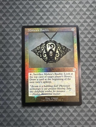 MTG Mishra’s Bauble #34 Foil U The Brothers’ War: Retro Frame Artifacts (BRR)