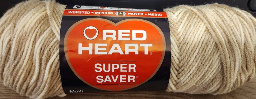 RESERVED - NEW - Red Heart Super Saver Yarn - "Sandy Print"