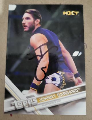 WWE Johnny Gargano Autographed Cards