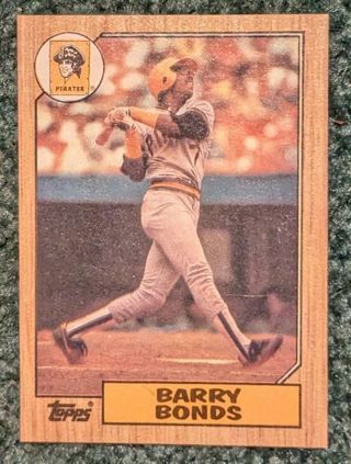 BARRY BONDS ROOKIE CARD