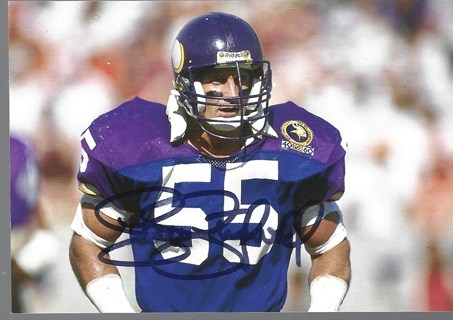 SCOTT STUDWELL "STUD" NFL VIKINGS AUTOGRAPHED 4X6 PHHOTO